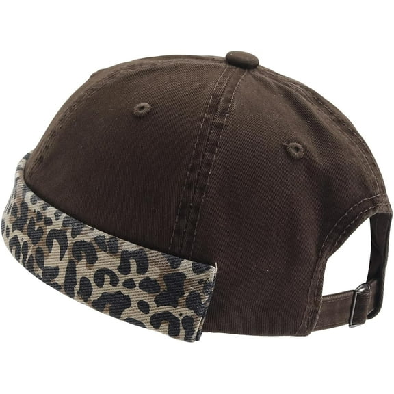 Brimless Hats for Men Women Skullcap Vintage Docker Hat Beanie Washed Cotton Rolled Cuff Harbour Hat Landlord Hats