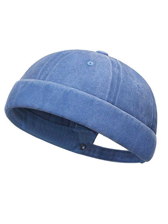 Brimless Trawler Hip Hop Hat Outdoor Wear Hip Hop Skull Caps Unisex Casual Harbour Hat for Everyday Wear