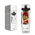 thumbnail image 1 of Brimma Leak Proof Fruit Infuser Water Bottle, Large 32 oz BPA Free with Flip Top Lid, 1 of 7