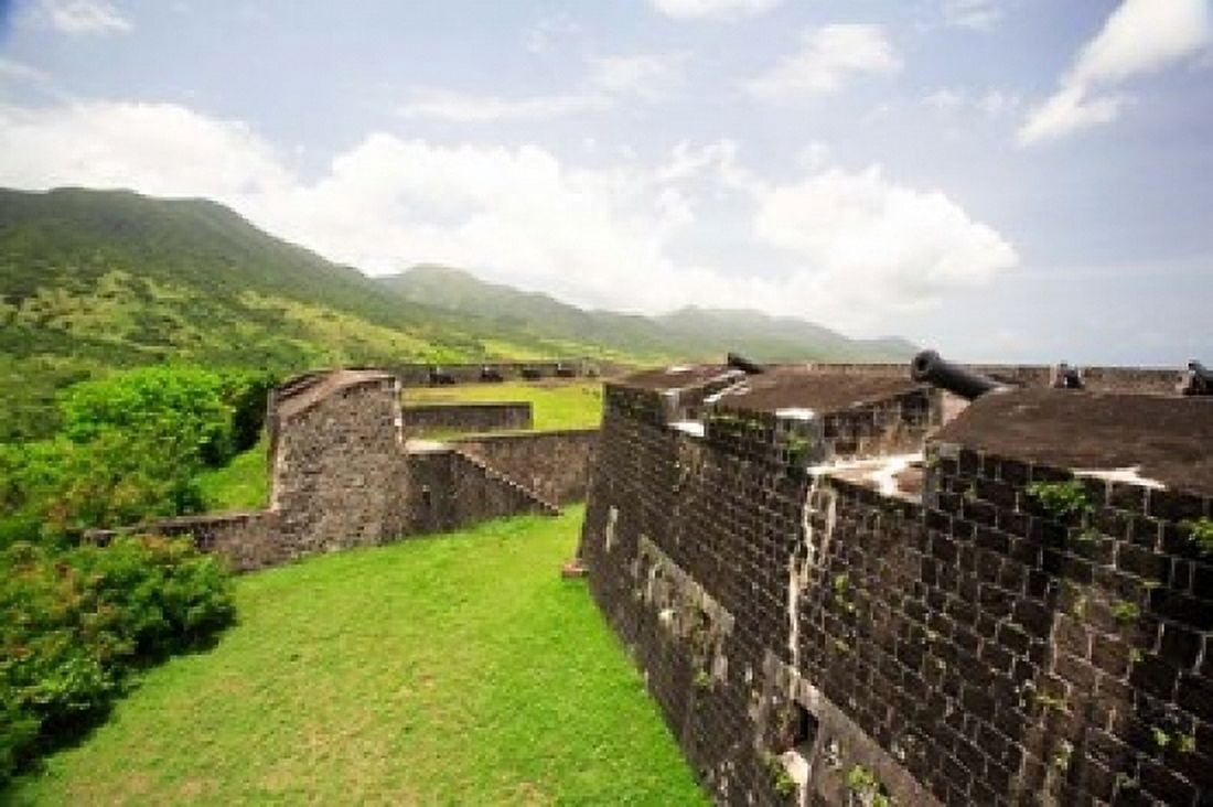 Brimstone Hill Fortress Built 1690-1790 St Kitts Caribbean Canvas Art - Greg Johnston DanitaDelimont (36 x 24)