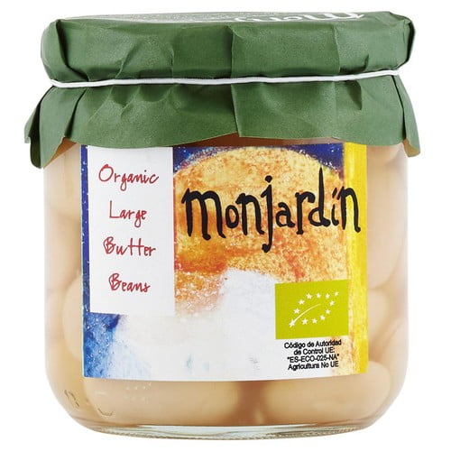 Brindisa Monjardin Organic Butter Beans 325g, British Import (Pack of 3)