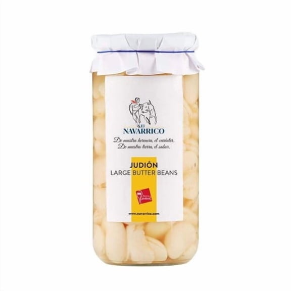 Brindisa Navarrico Large Butter Beans Judion 700g, British Import (Pack of 2)