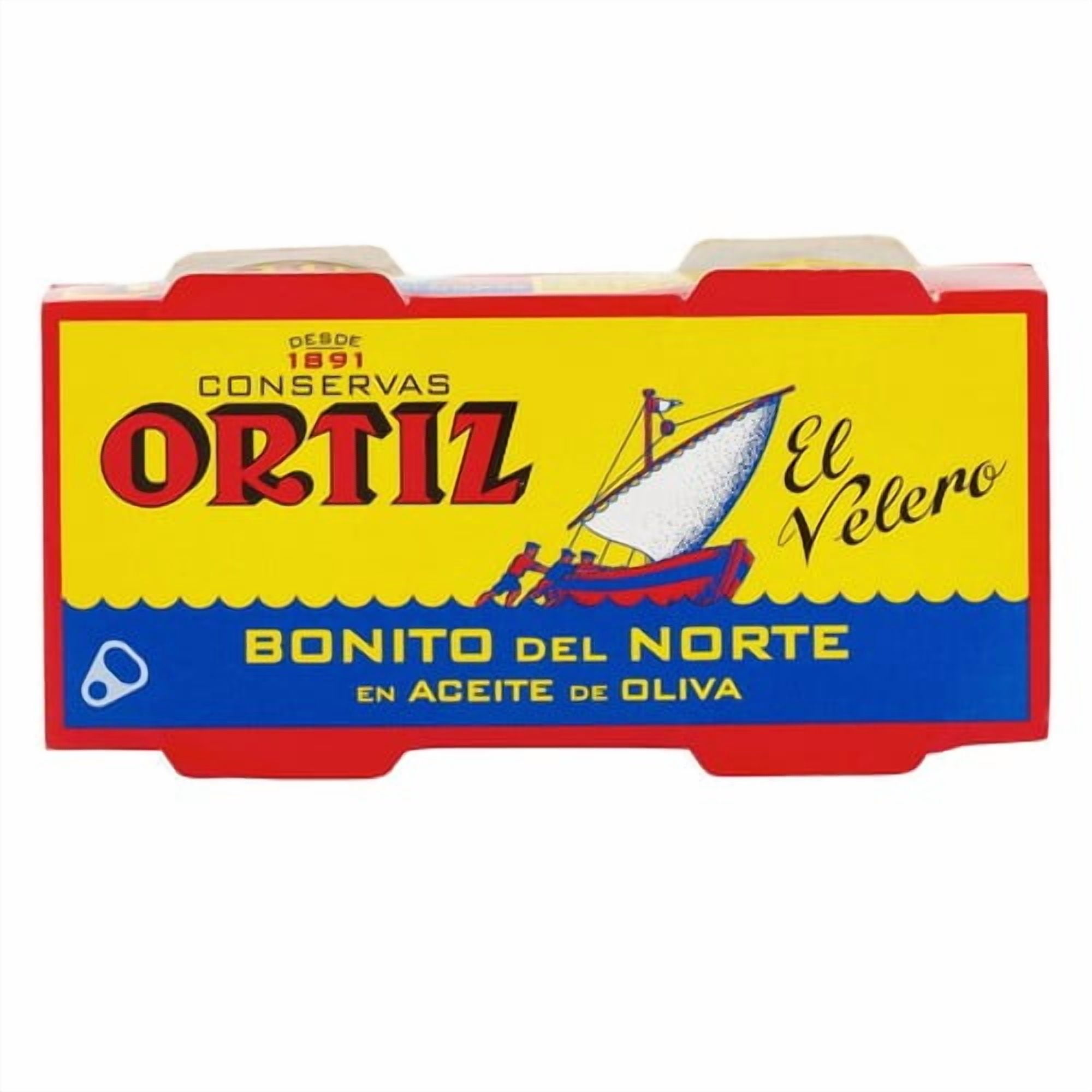 Brindisa Ortiz Albacore Tuna Fillets In Olive Oil Bonito del Norte 2 x 63g, British Import (Pack of 3)
