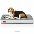 thumbnail image 1 of Brindle 4" Memory Foam Pet Bed, Medium, Charcoal/Black, 1 of 8