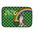 thumbnail image 1 of Brindle Boston Terrier St. Patricks Day Dish Drying Mat, 1 of 5