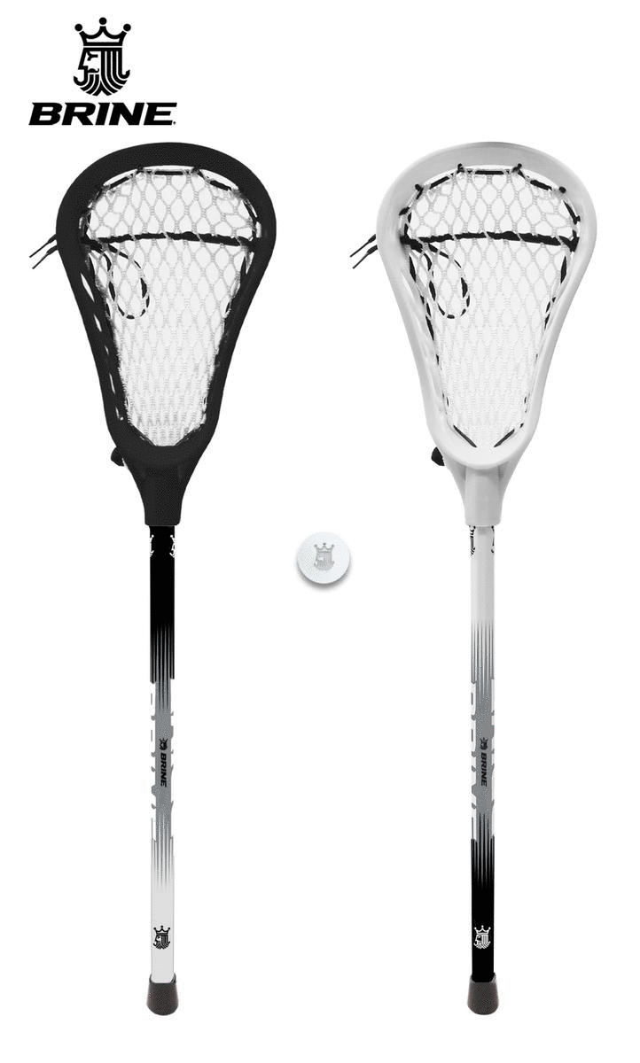 Brine 3pc Lacrosse Stick and Ball Combo Set 2 30" Lacrosse Sticks and 2" Rubber Ball