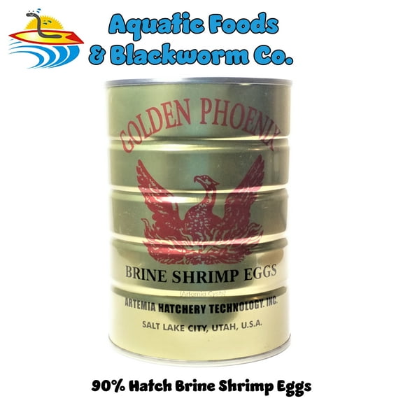 Brine Shrimp Eggs, Premium Grade 90% Hatch Great Salt Lake Eggs, Artemia12x1-lb
