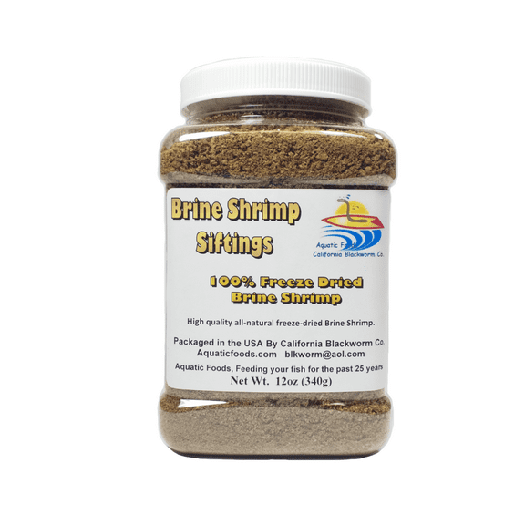 Brine Shrimp Siftings & Powder, 100% Shrimp…Large Jar 12oz