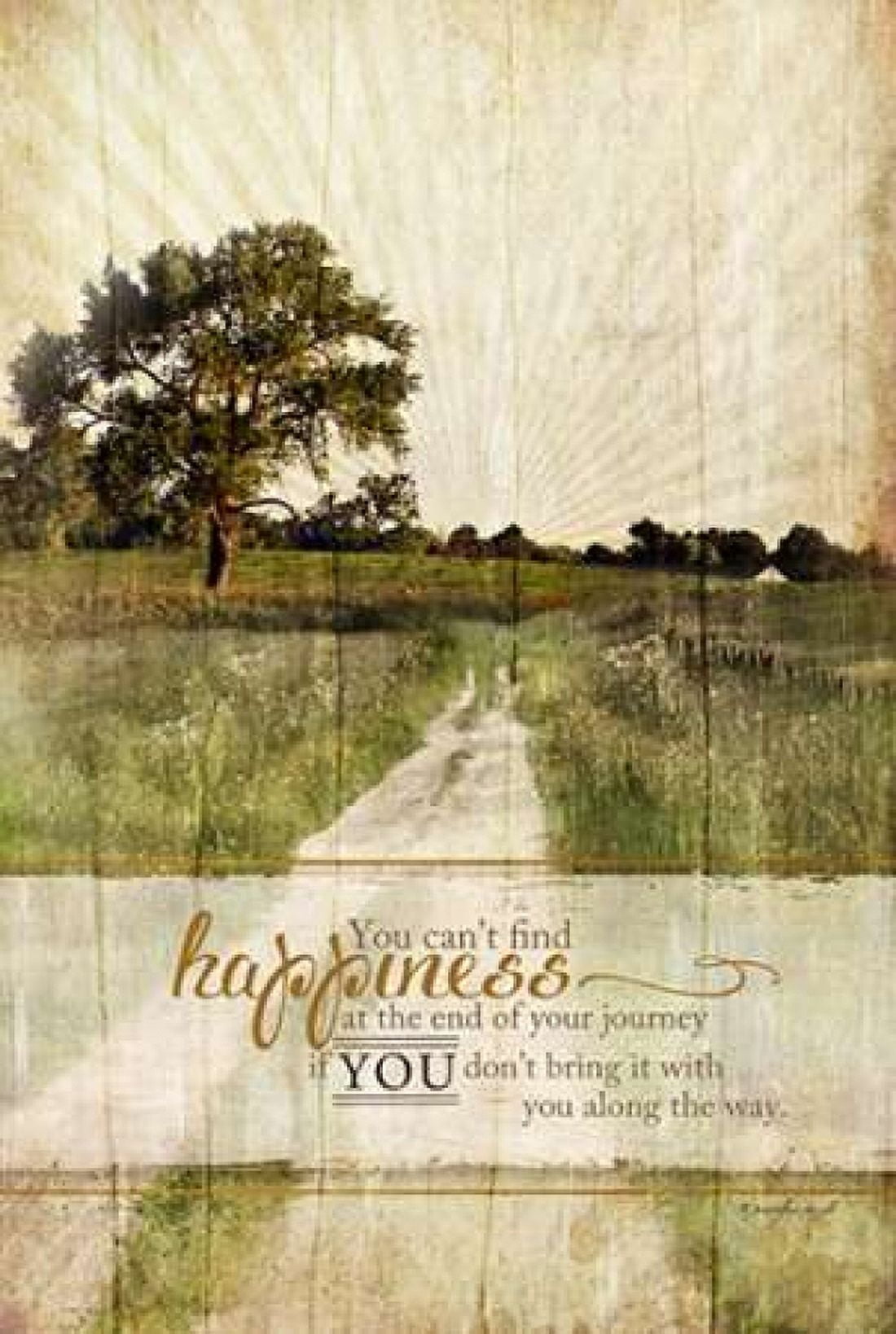 Bring Happiness Canvas Art - Jennifer Pugh (12 x 18)