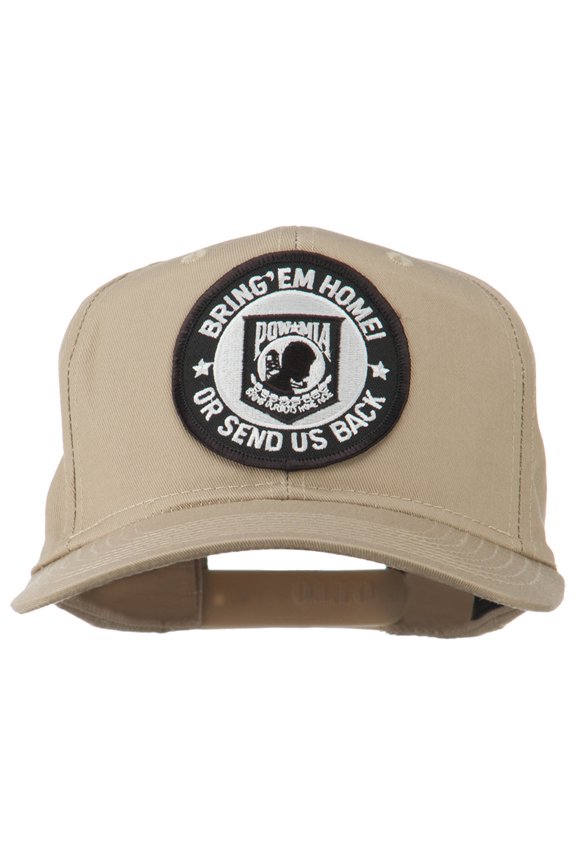 Bring Home Send Back Military Patched Cap - Khaki OSFM