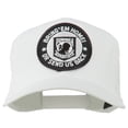thumbnail image 1 of Bring Home Send Back Military Patched Cap - White OSFM, 1 of 5