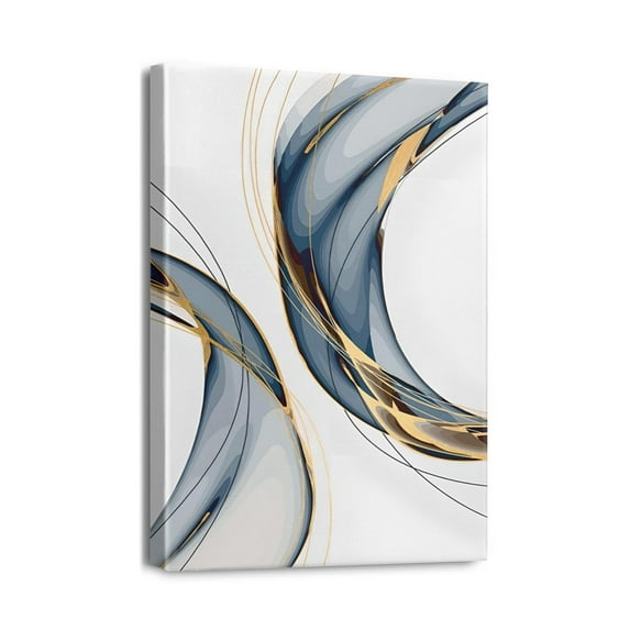 Bring Life to Your Walls Vibrant Abstract Canvas Art for Bathroom, Bedroom, Living Room (12X16inch)