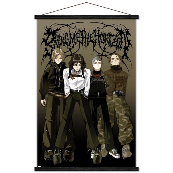 Bring Me The Horizon - Anime Wall Poster with Magnetic Frame, 22.375" x 34"