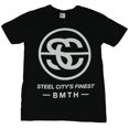 thumbnail image 1 of Bring Me The Horizon Mens T-Shirt - Steel City's Finest SC Logo Image (X-Small), 1 of 1