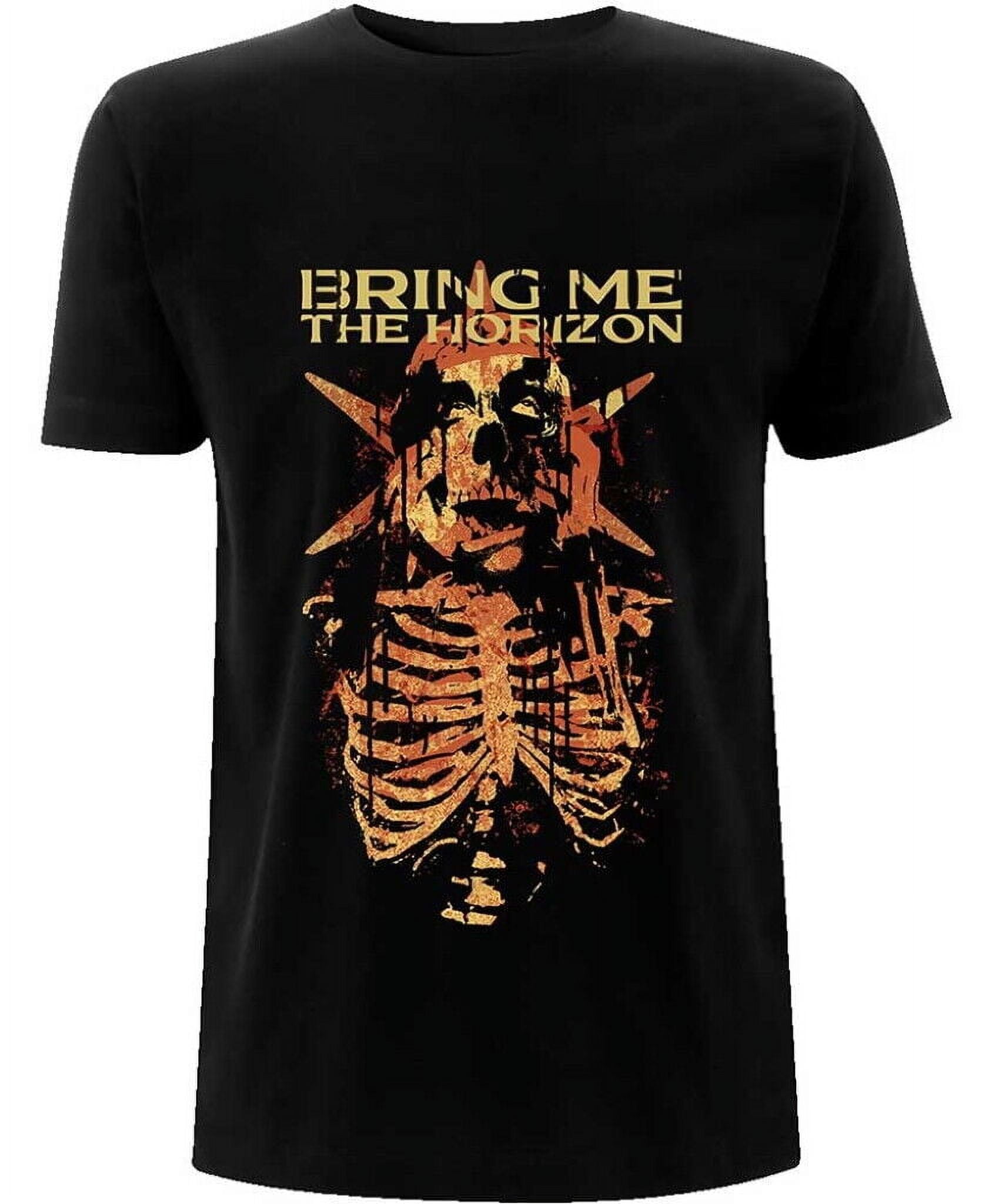 Bring Me The Horizon Skull Muss Black TShirt NEW OFFICIAL Halloween