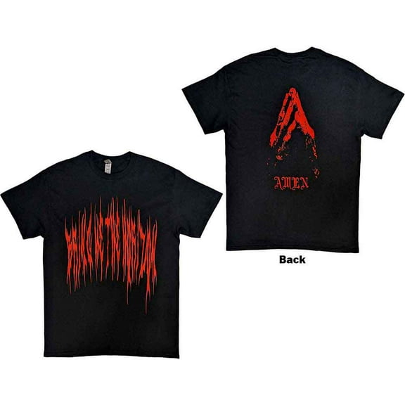 Bring Me The Horizon Unisex T-Shirt: Praying Amend (Back Print) (Large)