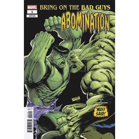 Bring On The Bad Guys Abomination #1 25 Copy Incv Nuff Said  Marvel Prh Comic Book 2025