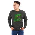 thumbnail image 1 of Bring The Heat Baseball Pitcher Men's Long Sleeve Tee T Shirt Brisco Brands S, 1 of 6