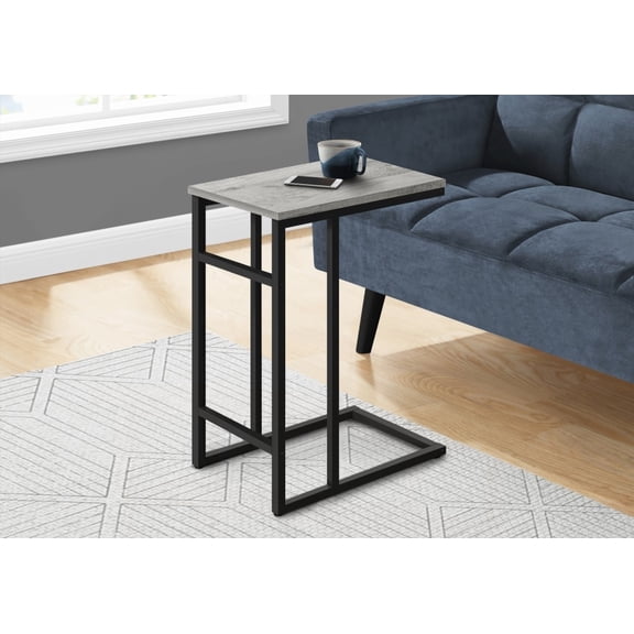 Bring a modern touch with grey/black C table for multi-rooms