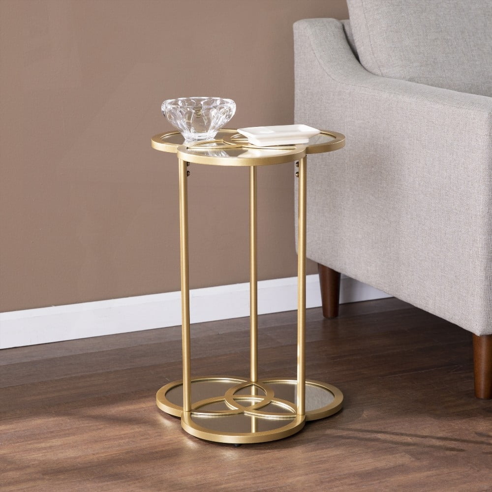 Stunning Geometric Accent Table Decor image