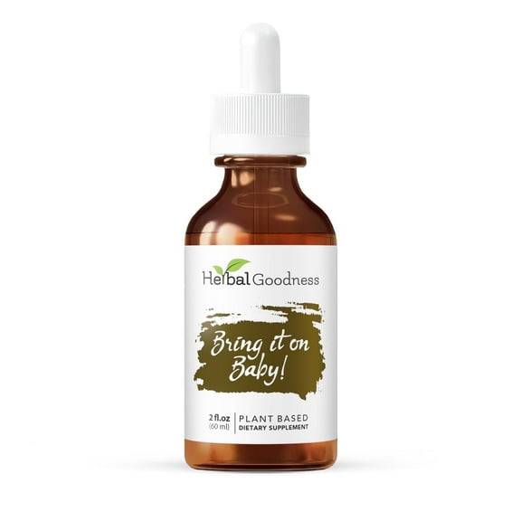 Bring it on Baby! Liquid Extract, Immune Boost Plus, Elderberry, Echinacea, Ashwagandha, Holy Basil -2oz | Herbal Goodness