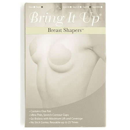 Push Up Sticky Bra, Breast Lifters, Backless Bra, Strapless Bra, Breast Shaper, Adhesive Bra, Nipple Cover, Pasty, Cup Size US, Cup Band, DD, Nude