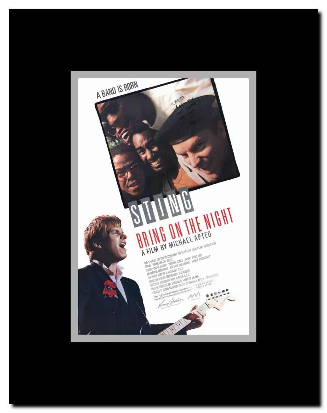 Bring on the Night Framed Movie Poster