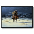 thumbnail image 1 of Bringing Christmas Home - Framed Gallery Wrapped Holiday Canvas - 25 x 37 - Black Frame, 1 of 9