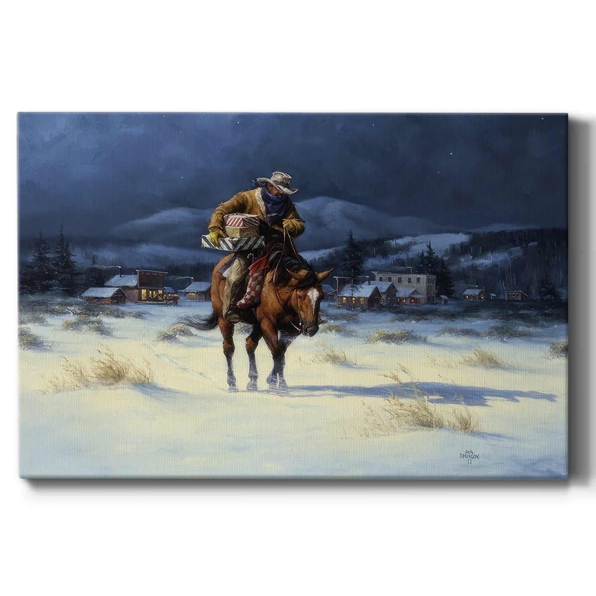 Bringing Christmas Home- Gallery Wrapped Canvas