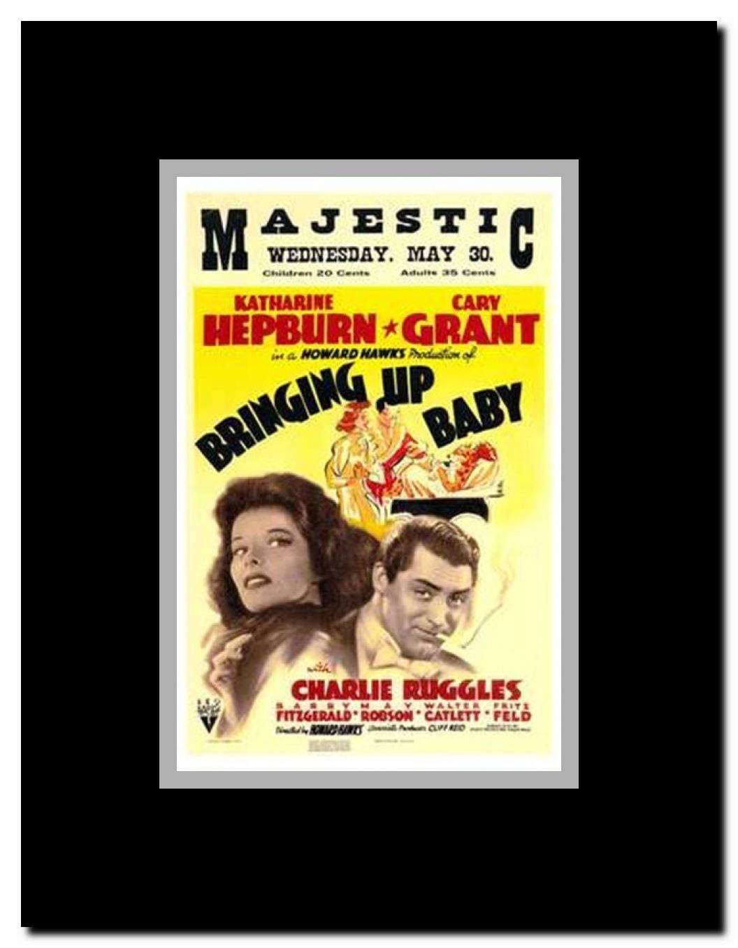 Bringing Up Baby Framed Movie Poster