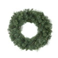 thumbnail image 1 of Bringstar 24" Pine Artificial Christmas Wreath, Unlit Green Wreath for Front Door, Pine Needles, PVC Branches, 1 of 7