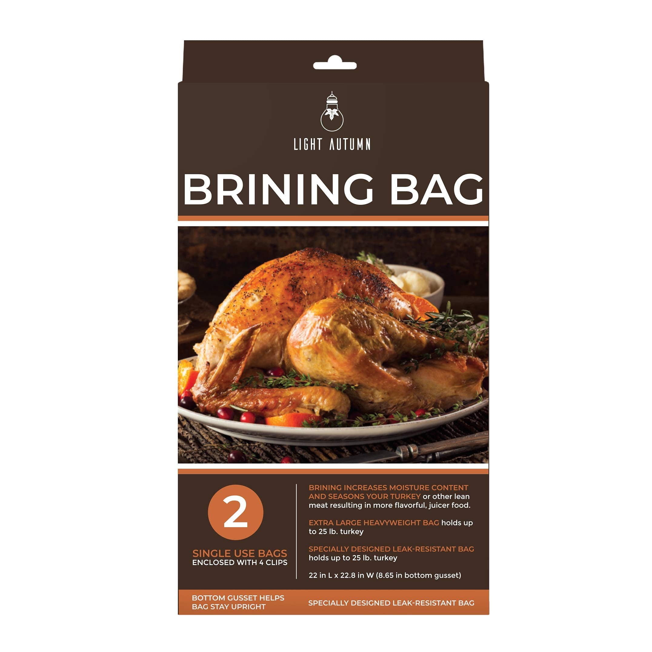  [ 10 COUNT ] - 3 MILL - Extreme THICK Extra Large Super  Spacious Strong CLEAR Big Bags, Perfect Resealable Brining Bag for Huge  Turkey Roast reclosable, 8 GALLON, 3 Mill