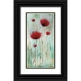 thumbnail image 1 of Brink, Catherine 14x24 Black Ornate Wood Framed with Double Matting Museum Art Print Titled - Splash Poppies I, 1 of 4