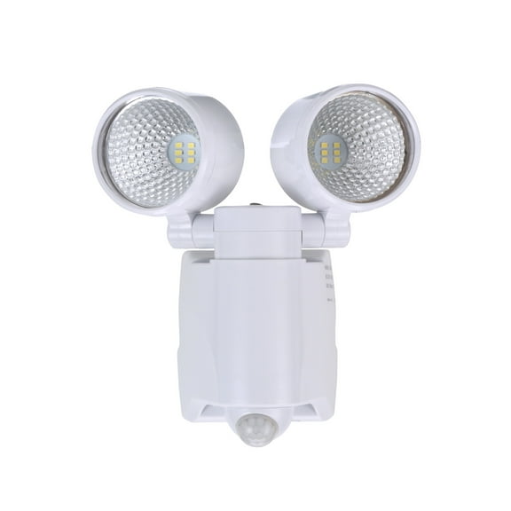 Brink's Battery-Operated Motion Activated Security Light, White Finish