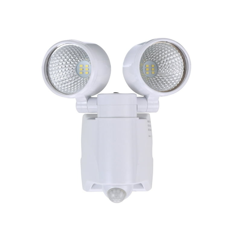 Brink's Motion Activated Security Light, White Finish Brink's Motion Activated Security Light, White Finish