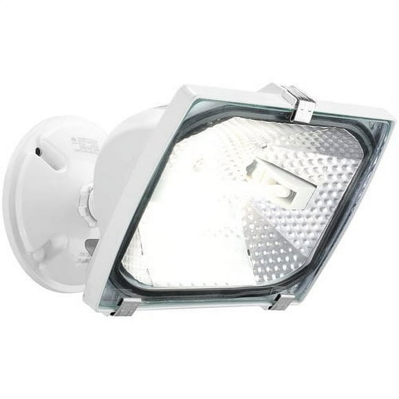 Brink's Halogen Flood Security Light, White Finish