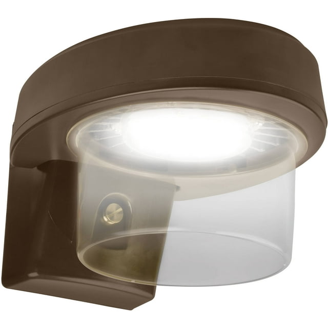 Brink's LED Dusk to Dawn Motion-Activated Security Light, Bronze Finish