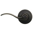 thumbnail image 1 of Brink's Privacy Wave Style Door Lever, Tuscan Bronze Finish, 1 of 9