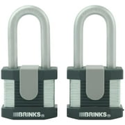 Brinks 2-Pack 2-In Steel Shackle Keyed Padlocks
