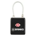 thumbnail interactive-video image 1 of Brinks 28mm, TSA Luggage Padlock with a 1in Steel Cable Shackle, 1 of 11