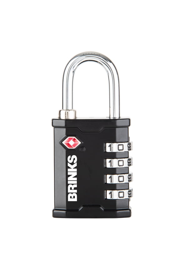40mm Heavy Duty Zinc Die-Cast TSA Resettable Combination Luggage Padlock with 1in Shackle