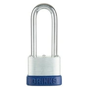 Brinks 44mm Laminated Steel Padlock with 2.5in Shackle