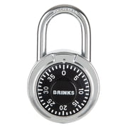 Brinks 50mm Steel Dial Combination Padlock with 1in Shackle