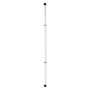Brinks Steel Adjustable Window Security Bar with Brackets 15.5" to 34", White