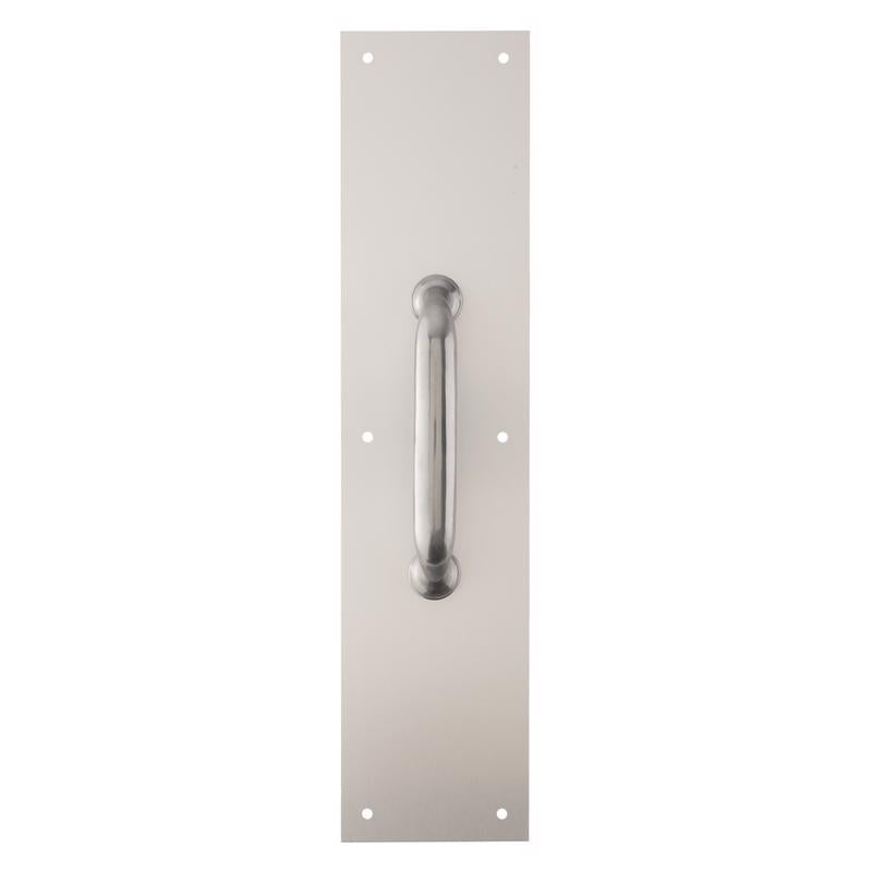 Brinks 15" Satin Aluminum Pull Plate with Grip
