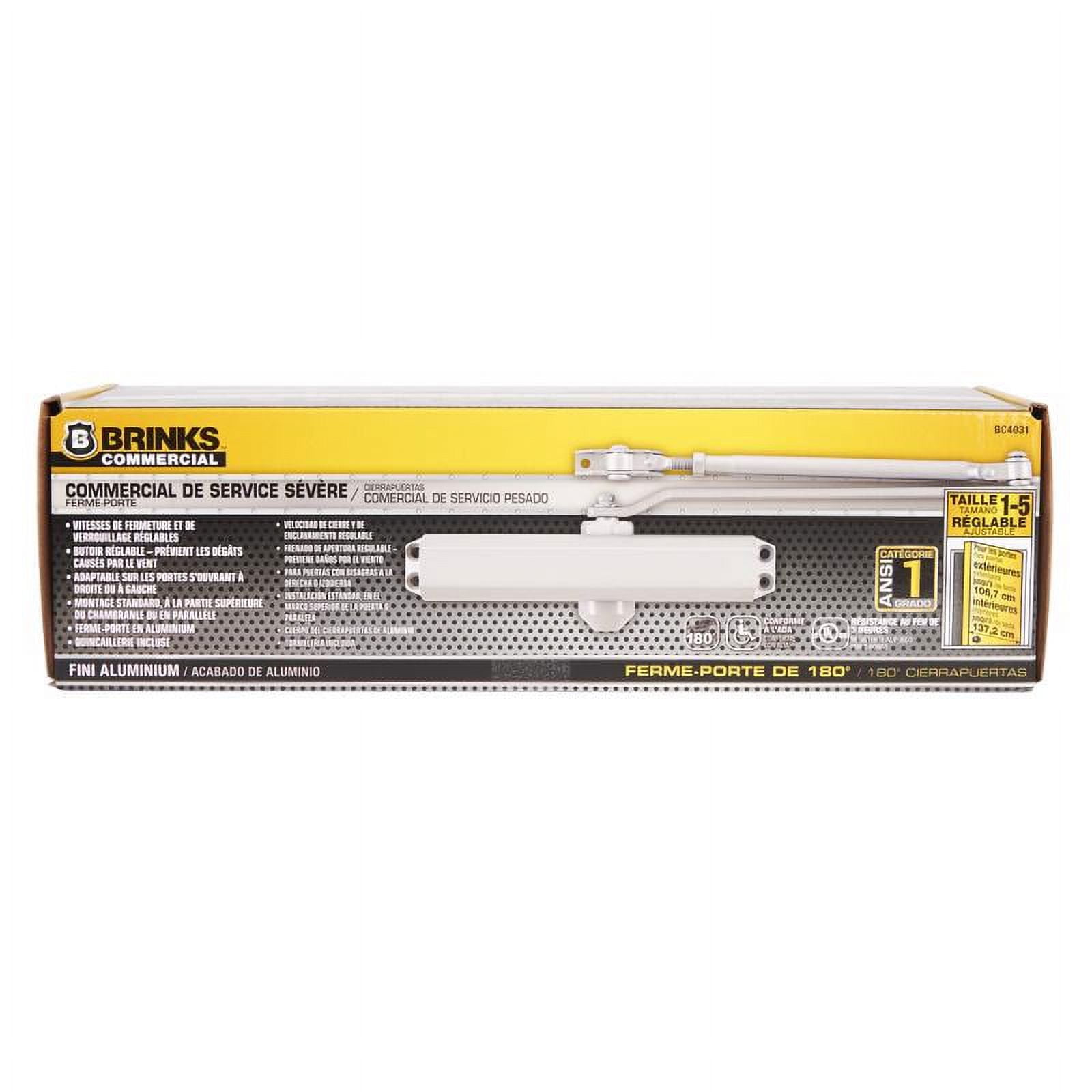 Brinks Commercial 5035128 Aluminum Hydraulic Door Closer