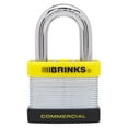 thumbnail image 1 of Brinks Commercial Laminated Steel 50mm Keyed Padlock with 1 1/4in Shackle, 1 of 8