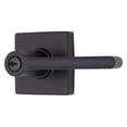thumbnail image 1 of Brinks Contemporary Keyed Entry Lever Doorknob, Matte Black, 1 of 7