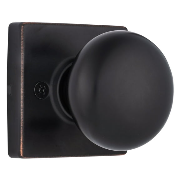 Brinks Contemporary Non-Turning Interior Push/Pull Ball Doorknob, Tuscan Bronze