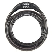 Brinks Covered 5/16 x 5 feet Flexible Steel Combination Cable Lock